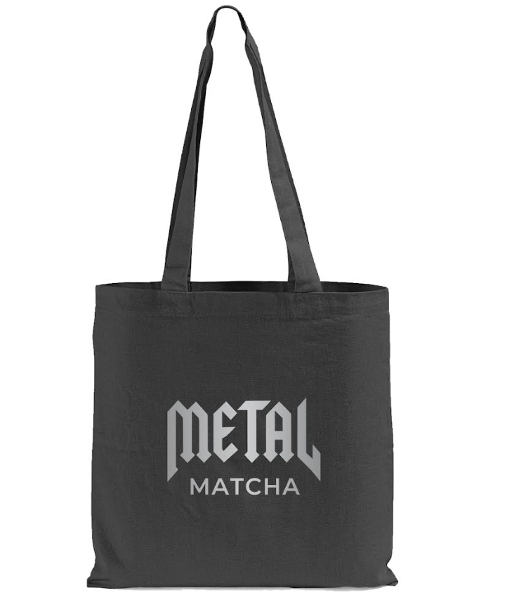 Metal Matcha Canvas Tote